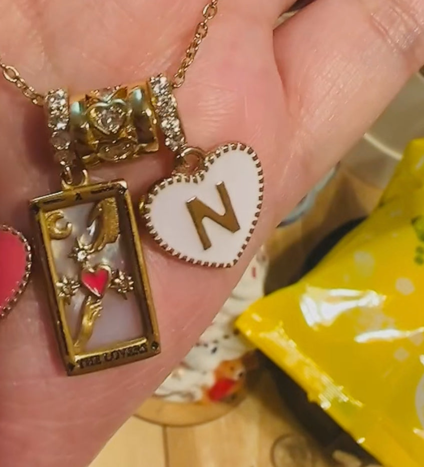 塔羅系列｜Destiny Lovers命定戀人字母項鍊