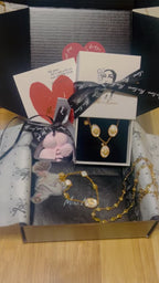 🌙 星月神話系列｜月光星芒天然白貝母項鍊