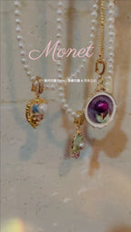 莫內花園 Flora | 天光之心 系列 Heart of Dawn Pearl Necklace – Vintage Gift | Miss Karen