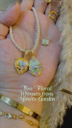 莫內花園 Flora | 天光之心 系列 Heart of Dawn Pearl Necklace – Vintage Gift | Miss Karen