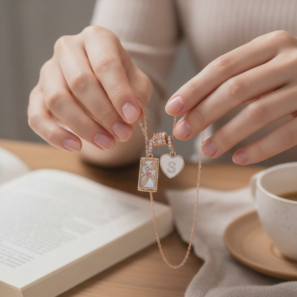 塔羅系列｜Lovers命定戀人字母項鍊》